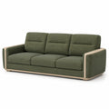 3-Sitzer Sofa Stoff Grün 200x90x85cm