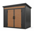 Metall Gartenhaus mit WPC-Paneelen 210x190x215cm