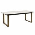 Esstisch aus Marmor mit Metallbeinen 200x90x75cm